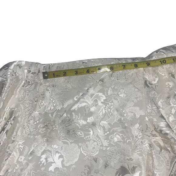 Victoria's Secret 80's Vintage Women's Ivory Floral Print Long Sleeve Sleepwear - Picture 7 of 10